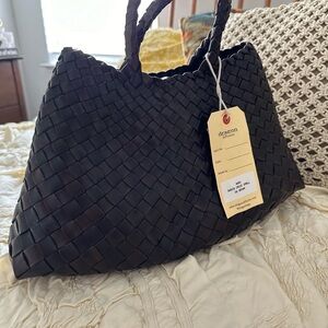 Dragon Diffusion small Santa Croce bag in dark brown. New with tags and unused!